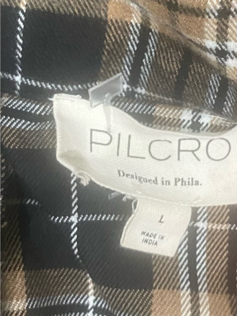 Pilcro Anthropologie 2 Piece Set Halter Backless Top Plaid Mini Skirt Sz L NWOT - Picture 9 of 9